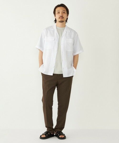 SHIPS / シップス シャツ・ブラウス | SHIPS Colors:ラミー 100% オープンカラー ショートスリーブ シャツ | 詳細9