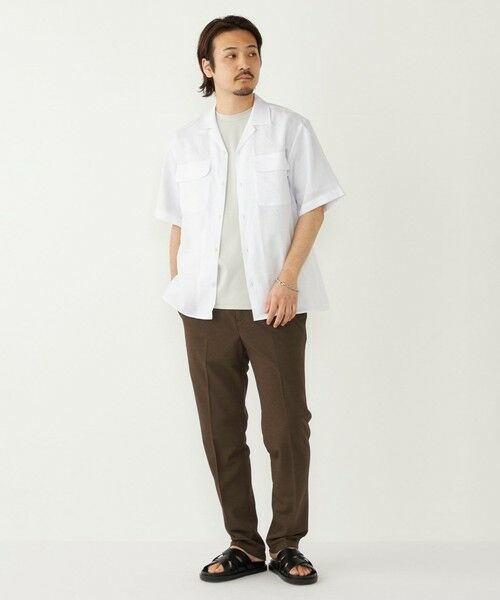 SHIPS / シップス シャツ・ブラウス | SHIPS Colors:ラミー 100% オープンカラー ショートスリーブ シャツ | 詳細10