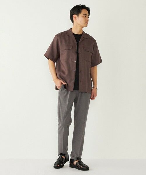 SHIPS / シップス シャツ・ブラウス | SHIPS Colors:ラミー 100% オープンカラー ショートスリーブ シャツ | 詳細17