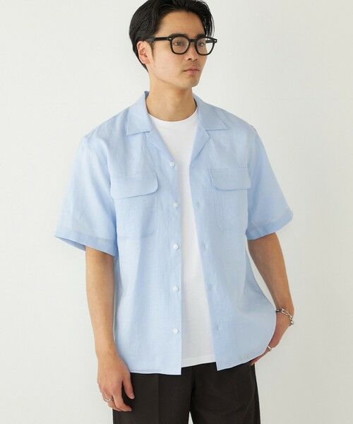SHIPS / シップス シャツ・ブラウス | SHIPS Colors:ラミー 100% オープンカラー ショートスリーブ シャツ | 詳細29