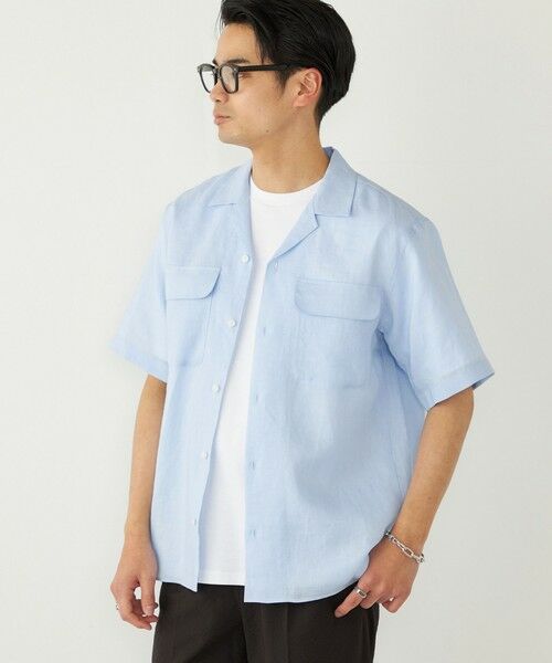 SHIPS / シップス シャツ・ブラウス | SHIPS Colors:ラミー 100% オープンカラー ショートスリーブ シャツ | 詳細30