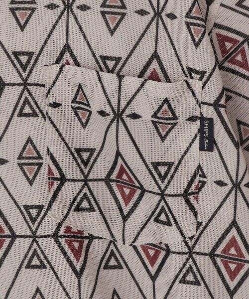 SHIPS / シップス シャツ・ブラウス | 《予約》SHIPS Colors:〈洗濯機可能〉メッシュ プリント シャツ◆ | 詳細5