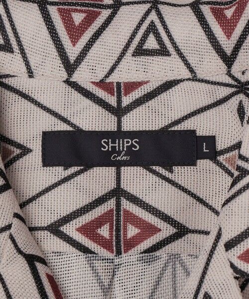 SHIPS / シップス シャツ・ブラウス | 《予約》SHIPS Colors:〈洗濯機可能〉メッシュ プリント シャツ◆ | 詳細6
