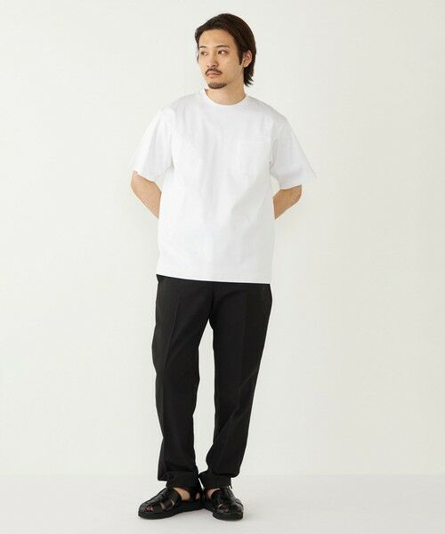 SHIPS / シップス Tシャツ | SHIPS Colors:〈抗菌防臭・接触冷感・UVカット〉シルケット コットン クルーネック T◇ | 詳細3