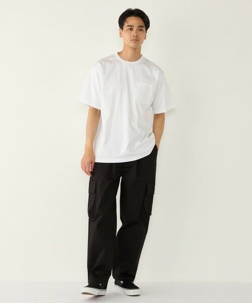 SHIPS / シップス Tシャツ | SHIPS Colors:〈抗菌防臭・接触冷感・UVカット〉シルケット コットン クルーネック T◇ | 詳細17