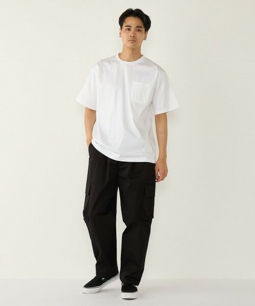 SHIPS / シップス Tシャツ | SHIPS Colors:〈抗菌防臭・接触冷感・UVカット〉シルケット コットン クルーネック T◇ | 詳細18