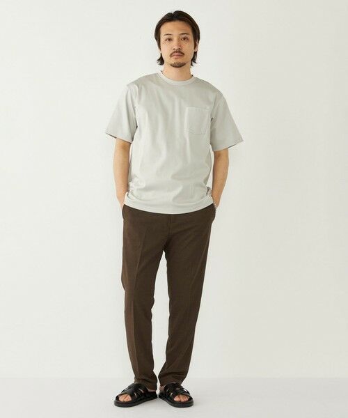 SHIPS / シップス Tシャツ | SHIPS Colors:〈抗菌防臭・接触冷感・UVカット〉シルケット コットン クルーネック T◇ | 詳細28