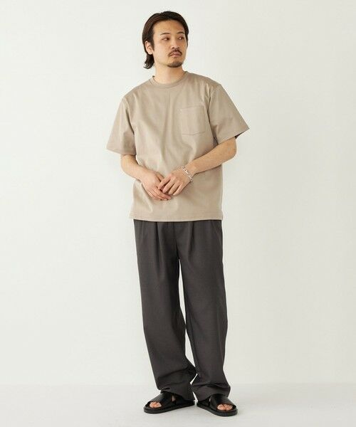 SHIPS / シップス Tシャツ | SHIPS Colors:〈抗菌防臭・接触冷感・UVカット〉シルケット コットン クルーネック T◇ | 詳細28