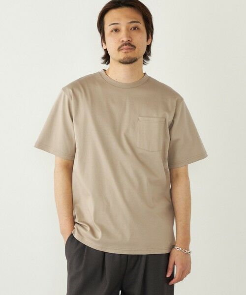 SHIPS / シップス Tシャツ | SHIPS Colors:〈抗菌防臭・接触冷感・UVカット〉シルケット コットン クルーネック T◇ | 詳細30