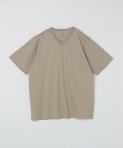SHIPS / シップス Tシャツ | SHIPS Colors:〈抗菌防臭・接触冷感・UVカット〉シルケット コットン Vネック T◇