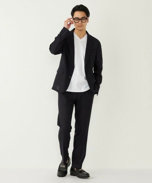 SHIPS / シップス Tシャツ | SHIPS Colors:〈抗菌防臭・接触冷感・UVカット〉シルケット コットン Vネック T◇ | 詳細10