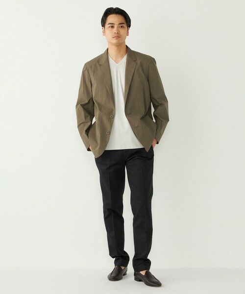 SHIPS / シップス Tシャツ | SHIPS Colors:〈抗菌防臭・接触冷感・UVカット〉シルケット コットン Vネック T◇ | 詳細24