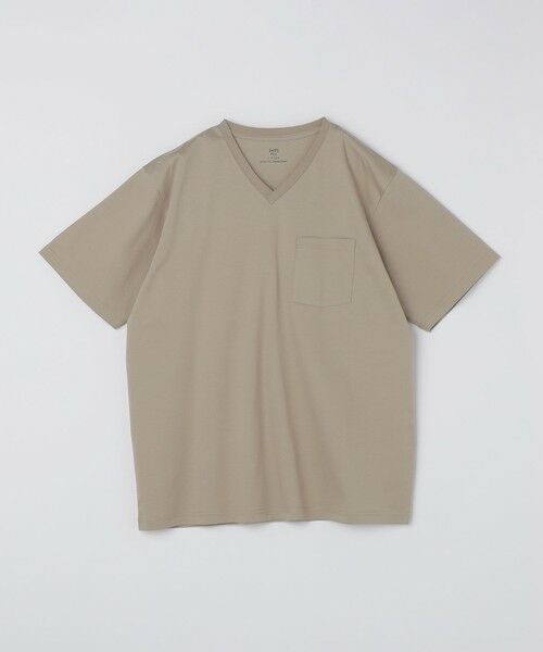 SHIPS / シップス Tシャツ | SHIPS Colors:〈抗菌防臭・接触冷感・UVカット〉シルケット コットン Vネック T◇ | 詳細26