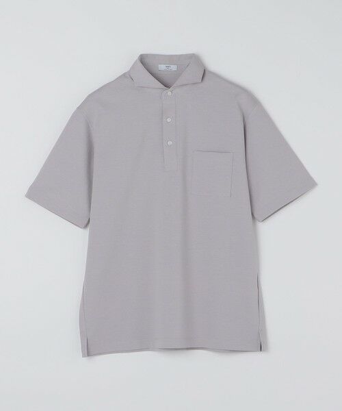 SHIPS / シップス ポロシャツ | 《予約》SHIPS Colors:〈吸水速乾・遮熱〉AVANT(R) 3D ポンチ ポロシャツ◆（ライトグレー）