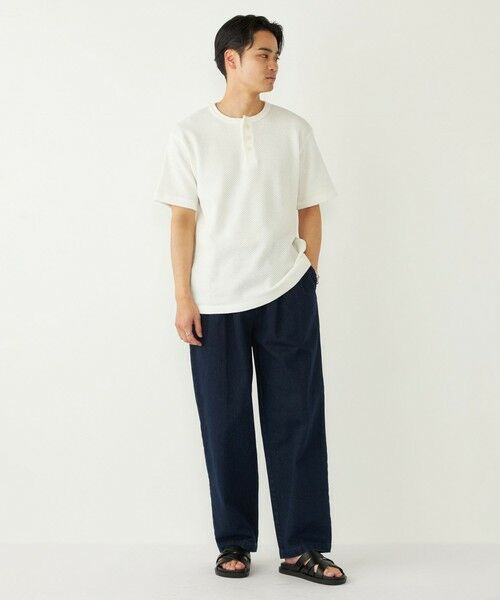 SHIPS / シップス Tシャツ | 《予約》SHIPS Colors:ローゲージ カノコ ヘンリーネック Tシャツ◆ | 詳細12