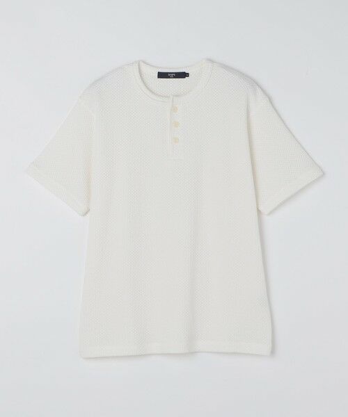 SHIPS / シップス Tシャツ | 《予約》SHIPS Colors:ローゲージ カノコ ヘンリーネック Tシャツ◆ | 詳細1