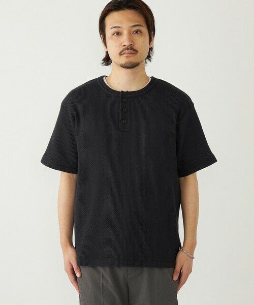 SHIPS / シップス Tシャツ | 《予約》SHIPS Colors:ローゲージ カノコ ヘンリーネック Tシャツ◆ | 詳細15