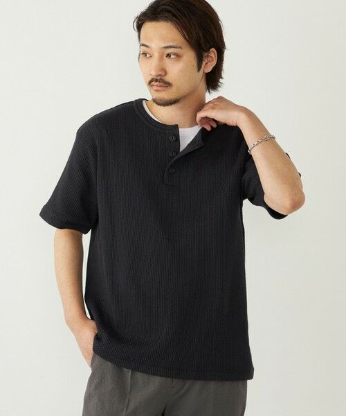 SHIPS / シップス Tシャツ | 《予約》SHIPS Colors:ローゲージ カノコ ヘンリーネック Tシャツ◆ | 詳細20