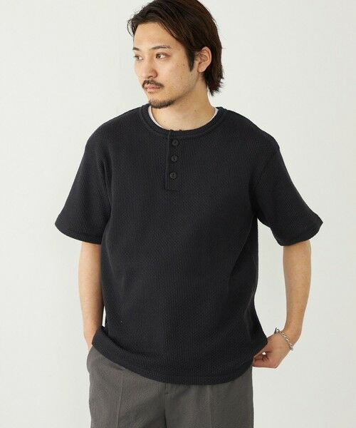 SHIPS / シップス Tシャツ | 《予約》SHIPS Colors:ローゲージ カノコ ヘンリーネック Tシャツ◆ | 詳細21