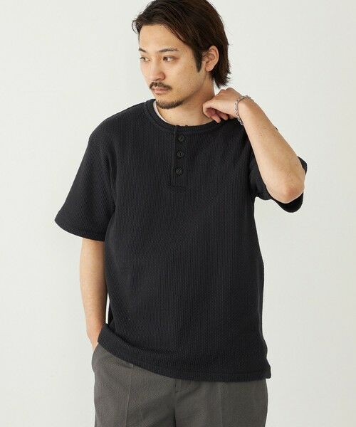 SHIPS / シップス Tシャツ | 《予約》SHIPS Colors:ローゲージ カノコ ヘンリーネック Tシャツ◆ | 詳細22