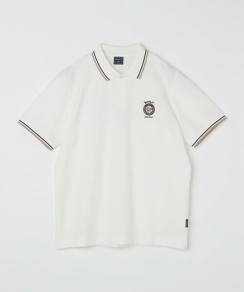 SHIPS / シップス ポロシャツ | 《予約》SHIPS Colors:TeddyBear(R) コラボ ポロシャツ◆（ライトホワイト）