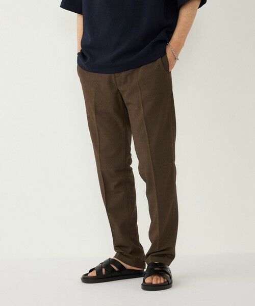 SHIPS / シップス その他パンツ | 《予約》SHIPS Colors:〈吸水速乾・洗濯機可能〉シアー カノコ イージー パンツ◆（ブラウン）