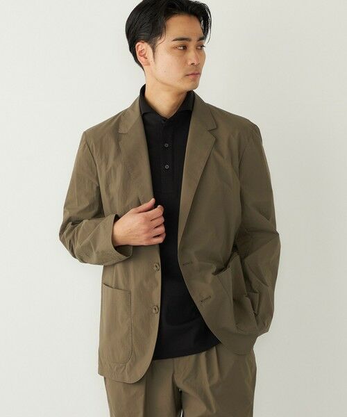 SHIPS / シップス テーラードジャケット | 《予約》SHIPS Colors:〈洗濯機可能〉ダントツ撥水(R) ジャケット(セットアップ対応)◆（カーキ）