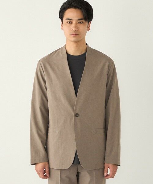 SHIPS / シップス ノーカラージャケット | SHIPS Colors:〈遮熱・吸水速乾・接触冷感〉ファンクショナル ノーカラー ジャケット◇ | 詳細10