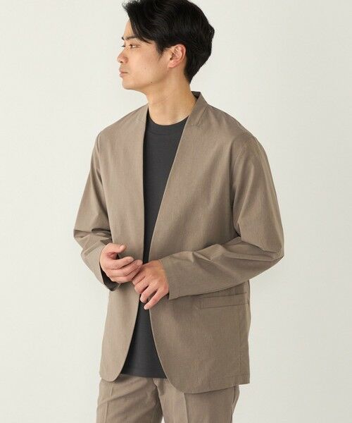 SHIPS / シップス ノーカラージャケット | SHIPS Colors:〈遮熱・吸水速乾・接触冷感〉ファンクショナル ノーカラー ジャケット◇ | 詳細15