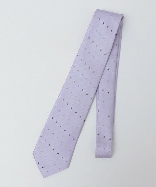 SHIPS / シップス ネクタイ | SHIPS Colors:日本製 シルク 小紋柄 ネクタイ（アイボリー）