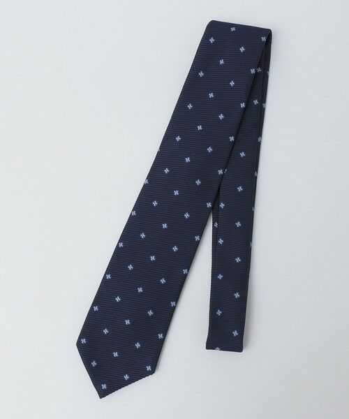 SHIPS / シップス ネクタイ | SHIPS Colors:日本製 シルク 小紋柄 ネクタイ（ブルー）