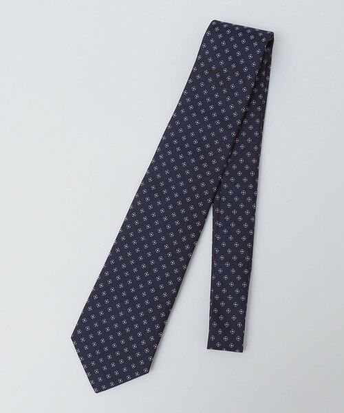 SHIPS / シップス ネクタイ | SHIPS Colors:日本製 シルク 小紋柄 ネクタイ（ネイビー）