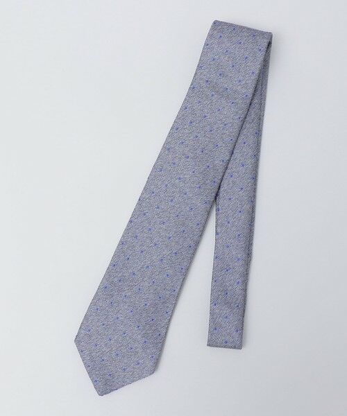 SHIPS / シップス ネクタイ | SHIPS Colors:日本製 シルク ドット柄 ネクタイ（トップグレー）
