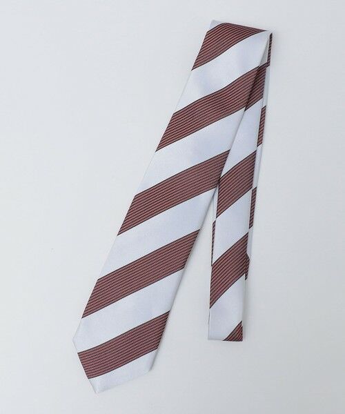 SHIPS / シップス ネクタイ | SHIPS Colors:日本製 シルク ストライプ ネクタイ（レッド）