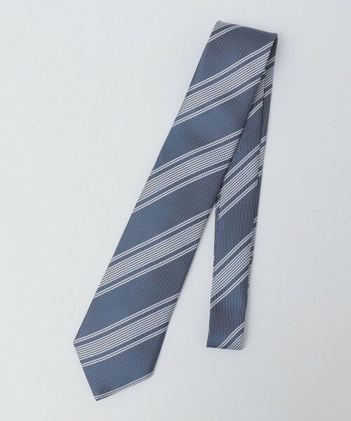 SHIPS / シップス ネクタイ | SHIPS Colors:日本製 シルク ストライプ ネクタイ（ライトブルー）