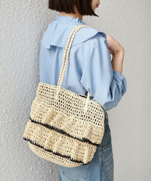 SHIPS / シップス かごバック | 《予約》SHIPS Colors:ペーパー フリル トート◆ | 詳細10