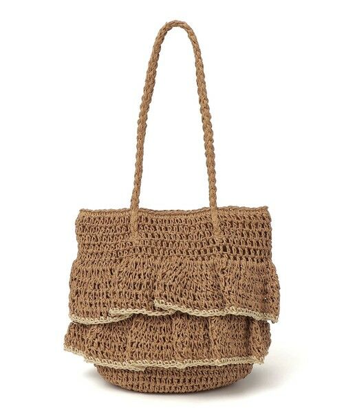 SHIPS / シップス かごバック | 《予約》SHIPS Colors:ペーパー フリル トート◆ | 詳細15