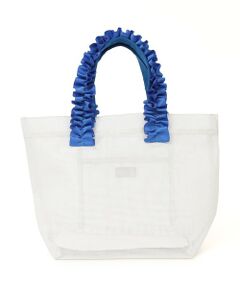SHIPS / シップス トートバッグ | 《予約》SHIPS Colors:フリルハンドル メッシュ トート◆