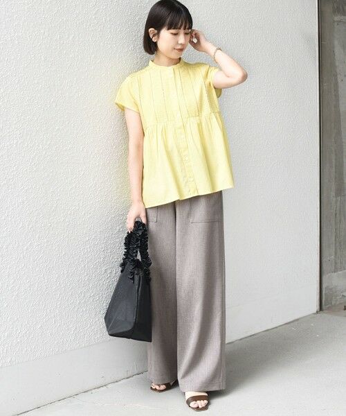 SHIPS / シップス トートバッグ | 《予約》SHIPS Colors:フリルハンドル メッシュ トート◆ | 詳細3