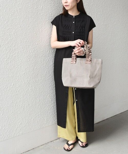 SHIPS / シップス トートバッグ | 《予約》SHIPS Colors:フリルハンドル メッシュ トート◆ | 詳細21