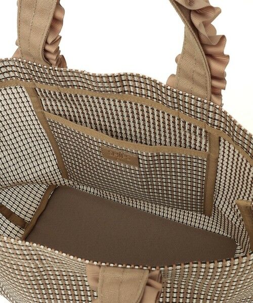 SHIPS / シップス トートバッグ | 《予約》SHIPS Colors:フリルハンドル メッシュ トート◆ | 詳細15