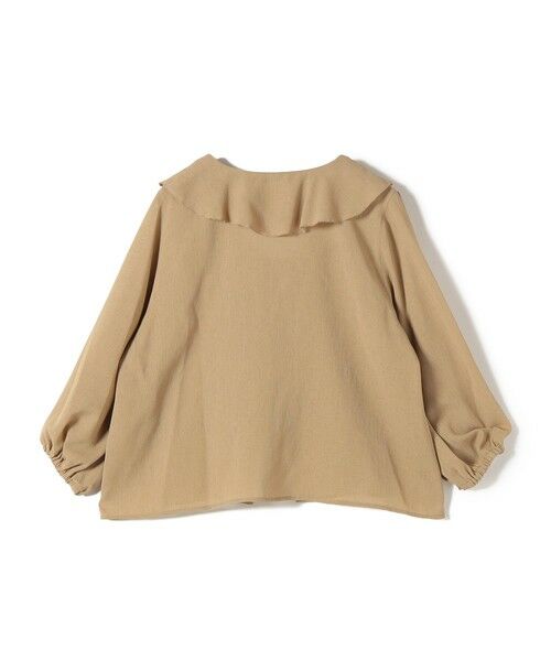 SHIPS / シップス シャツ・ブラウス | SHIPS Colors:〈手洗い可能〉メッシュ 羽織り ラッフル シャツ | 詳細3