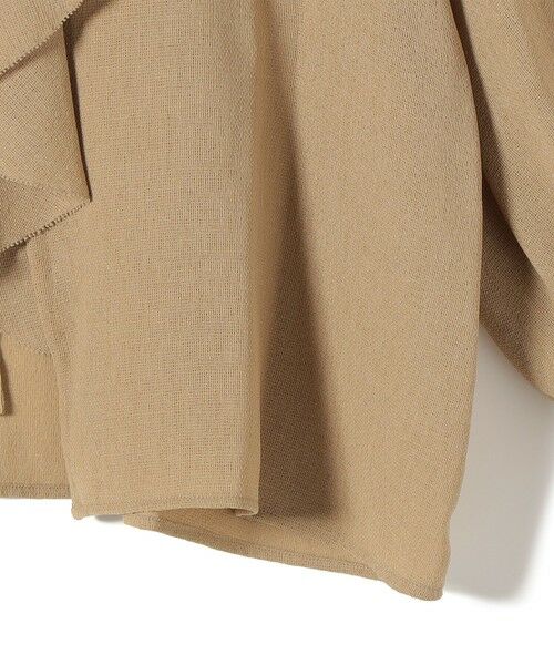 SHIPS / シップス シャツ・ブラウス | SHIPS Colors:〈手洗い可能〉メッシュ 羽織り ラッフル シャツ | 詳細7