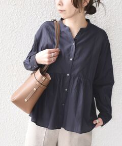 SHIPS / シップス シャツ・ブラウス | SHIPS Colors:〈手洗い可能〉コットン キュプラ ペプラム シャツ