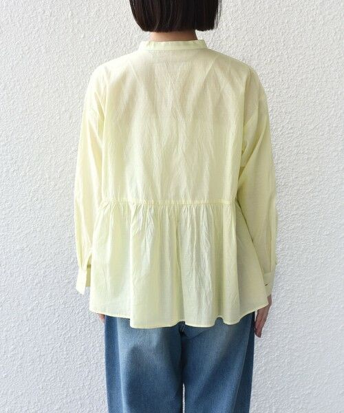 SHIPS / シップス シャツ・ブラウス | SHIPS Colors:〈手洗い可能〉コットン キュプラ ペプラム シャツ | 詳細9