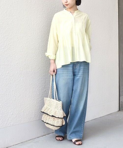 SHIPS / シップス シャツ・ブラウス | SHIPS Colors:〈手洗い可能〉コットン キュプラ ペプラム シャツ | 詳細11