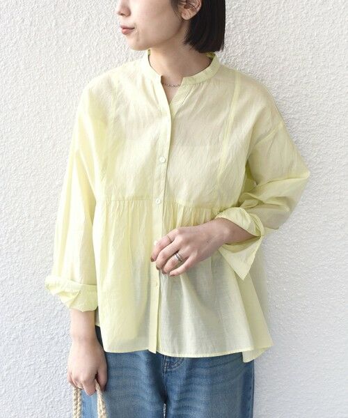 SHIPS / シップス シャツ・ブラウス | SHIPS Colors:〈手洗い可能〉コットン キュプラ ペプラム シャツ | 詳細12