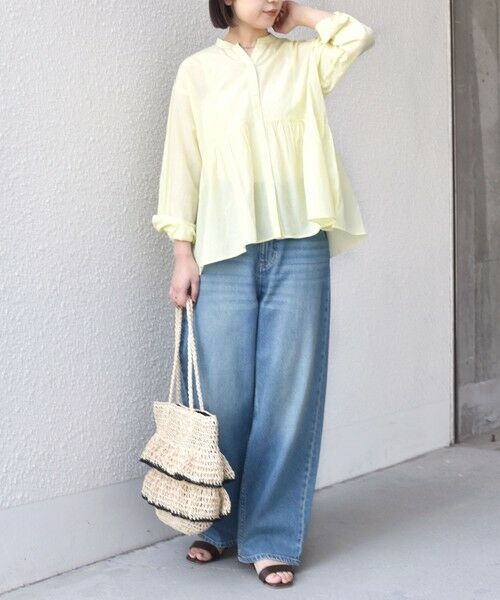 SHIPS / シップス シャツ・ブラウス | SHIPS Colors:〈手洗い可能〉コットン キュプラ ペプラム シャツ | 詳細15