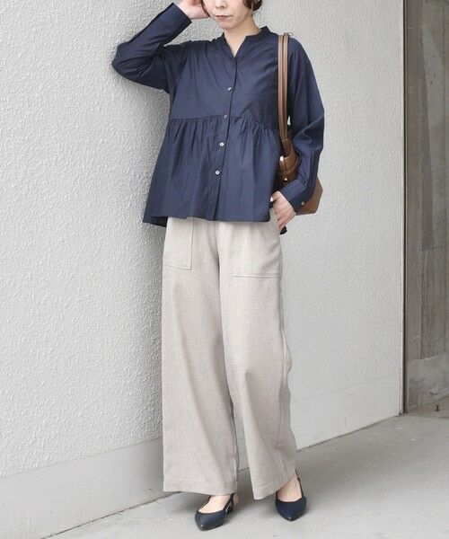 SHIPS / シップス シャツ・ブラウス | SHIPS Colors:〈手洗い可能〉コットン キュプラ ペプラム シャツ | 詳細20