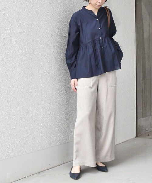 SHIPS / シップス シャツ・ブラウス | SHIPS Colors:〈手洗い可能〉コットン キュプラ ペプラム シャツ | 詳細23